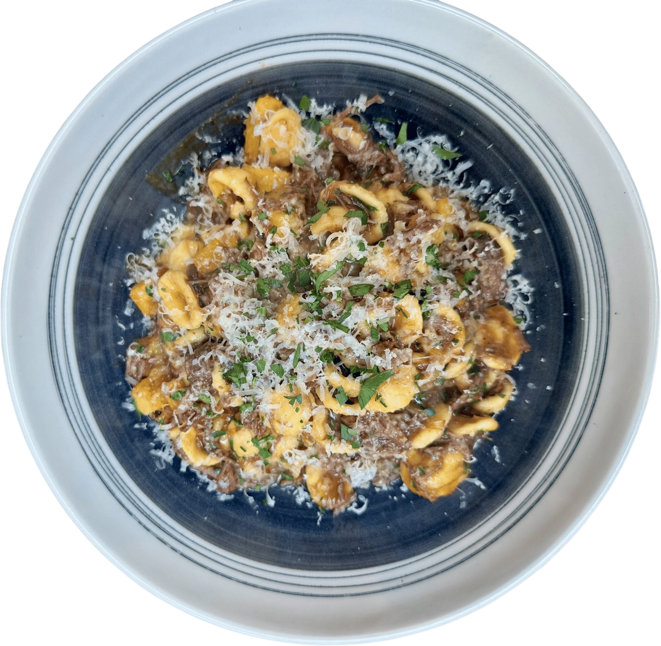 Beef Ragout Orecchiette with Acorn Squash