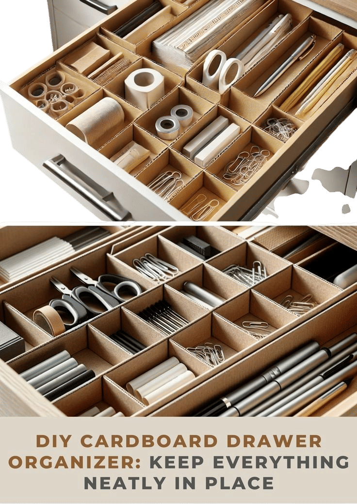 Cardboard Drawer Organizer