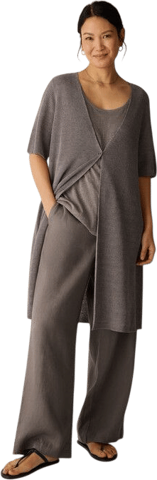 Easy Fit Knee Length Cardigan