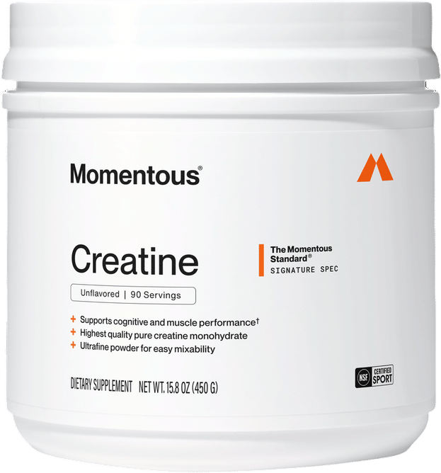 Momentous Creatine Monohydrate 90 Servings | Signature Spec