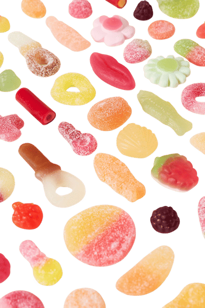 Swedish Candy Sour & Sweet Pouches, Set of 2