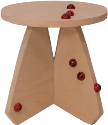 (Child’s) Riva Stool with Ladybugs