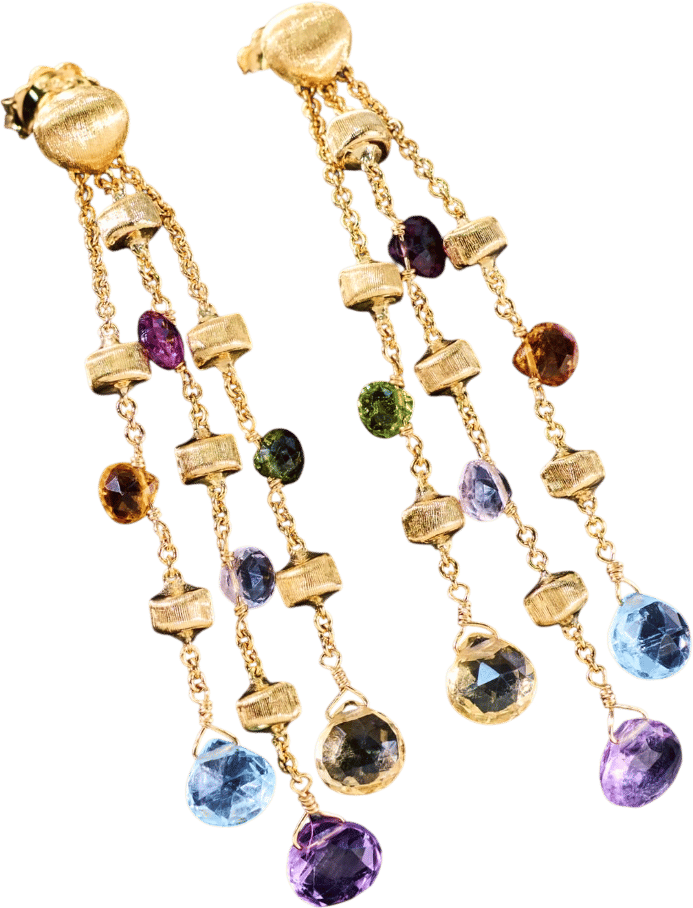 Marco Bicego Paradise Earrings 18K Yellow Gold