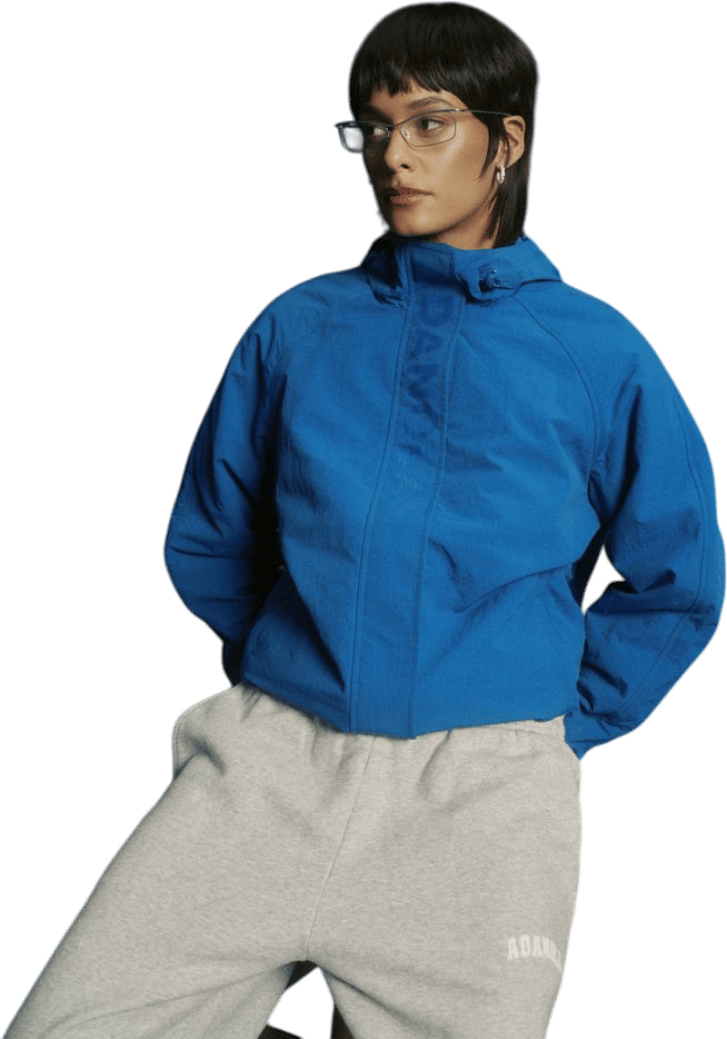 Padded Windbreaker Jacket - College Blue