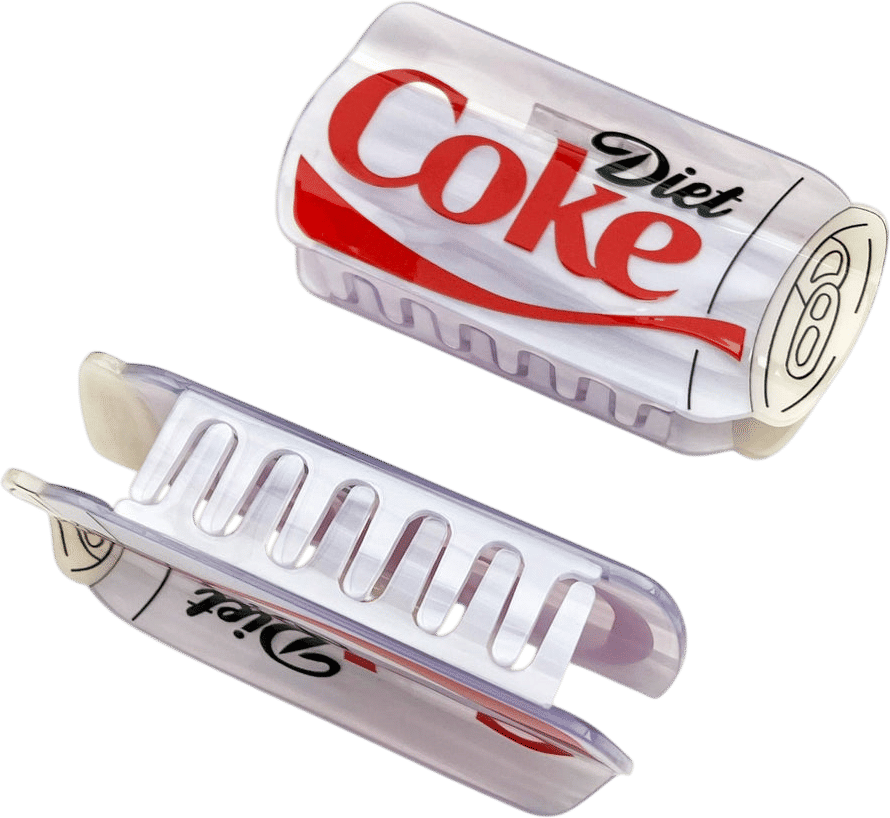 Diet Coke Bottle Hair Claw Clip
