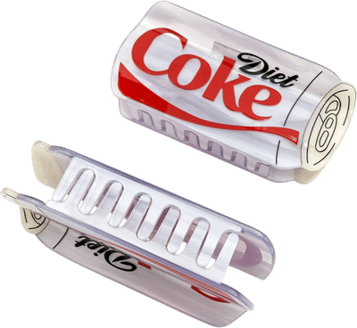 Diet Coke Bottle Hair Claw Clip