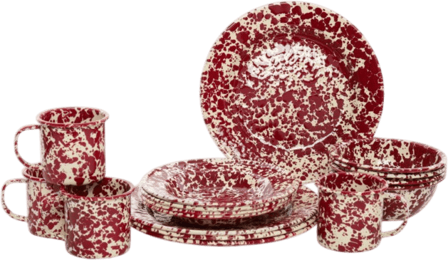 Enameled Splatterware