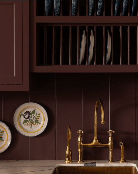 Paint color to pair with wallpaper
