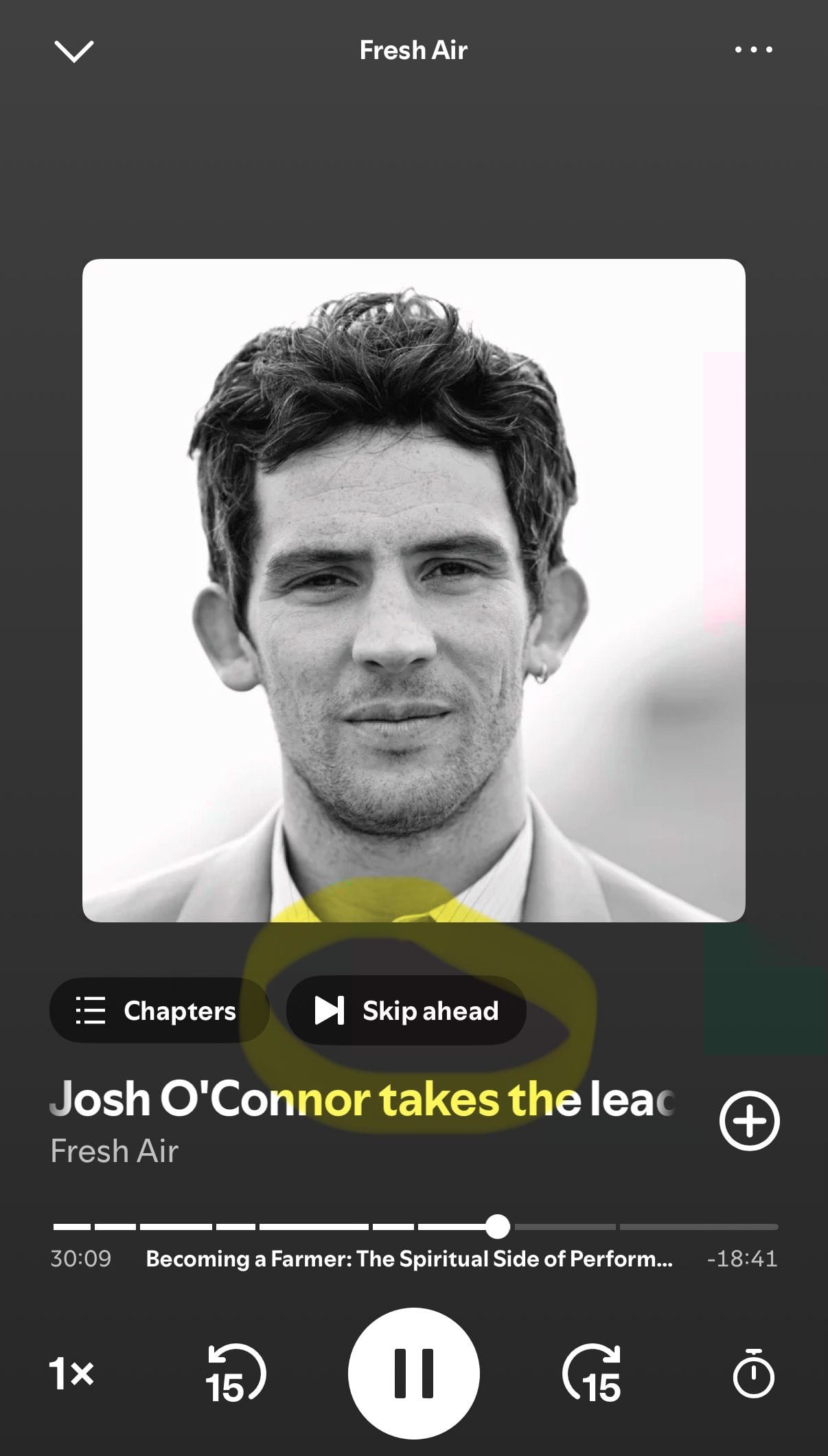 Spotify Podcasts “Skip Ahead” Feature