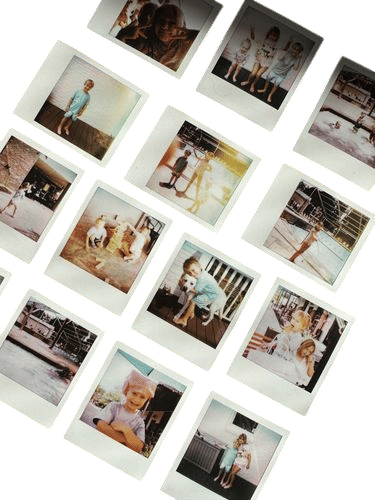 Polaroids as hostess gifts