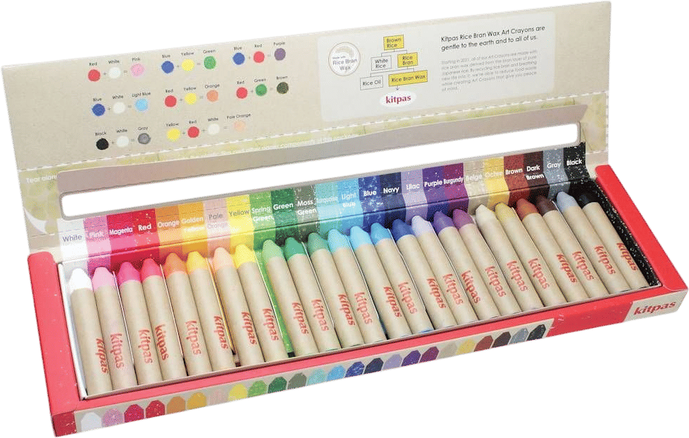 Kitpas Rice Wax Crayons