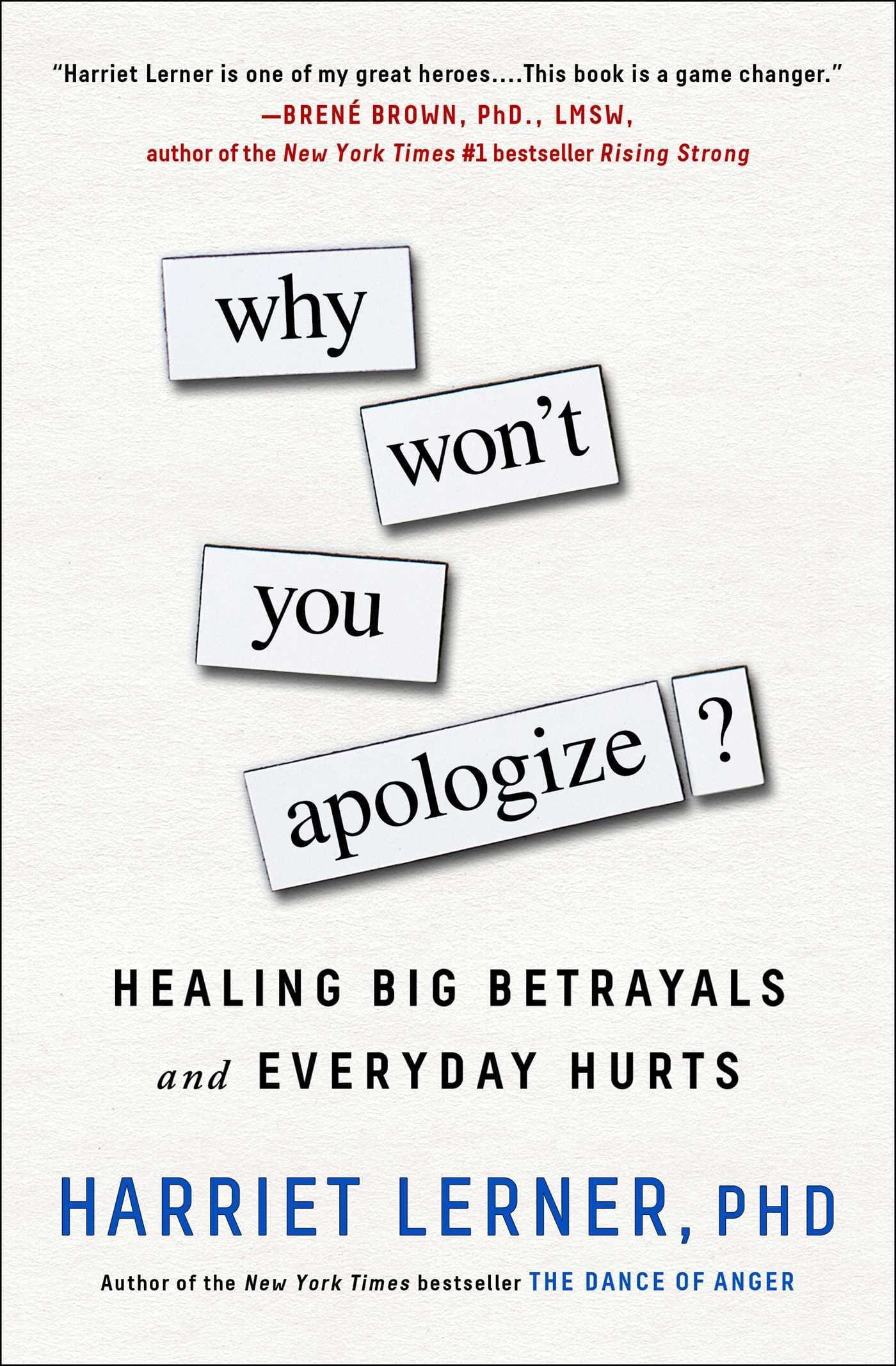 why wont you apologize