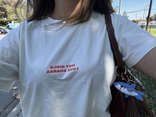 Hot Girls Love Sharks Tee