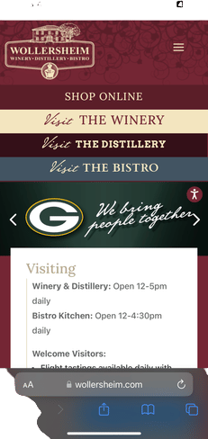 Wollersheim Winery, Distillery & Bistro | Prairie Du Sac, WI