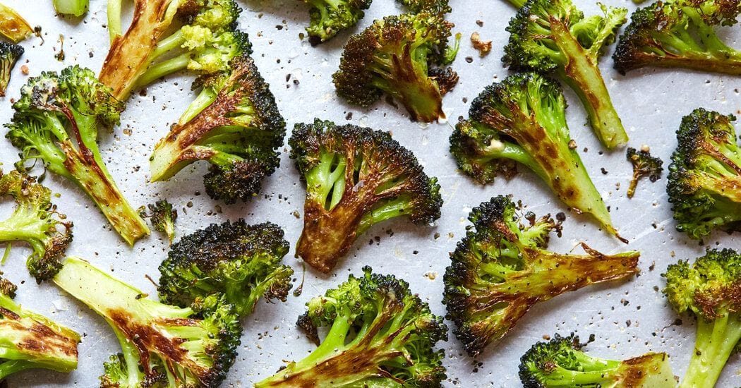 Roasted Broccoli With Vinegar-Mustard Glaze