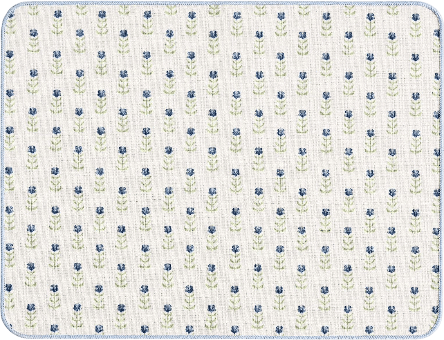 Beautiful Ditsy Botanical Printed Dish Drying Mat