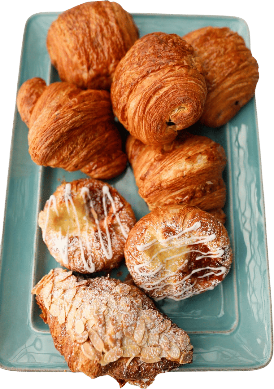 The sweet and savory danishes at Flora Bakehouse in Seattle