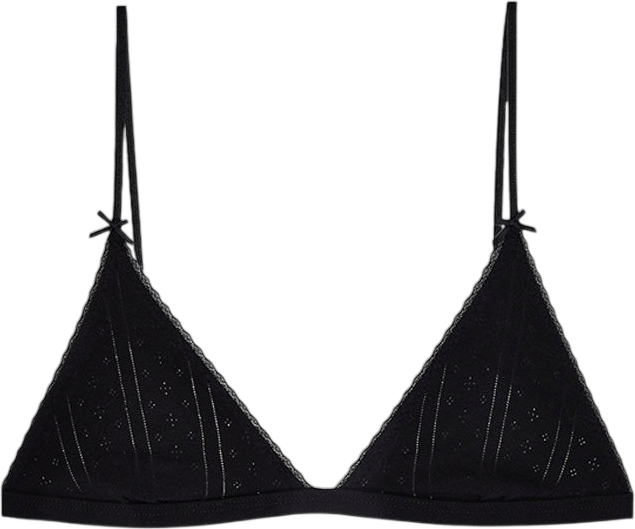 Cou Cou Intimates The Triangle: Black Pointelle