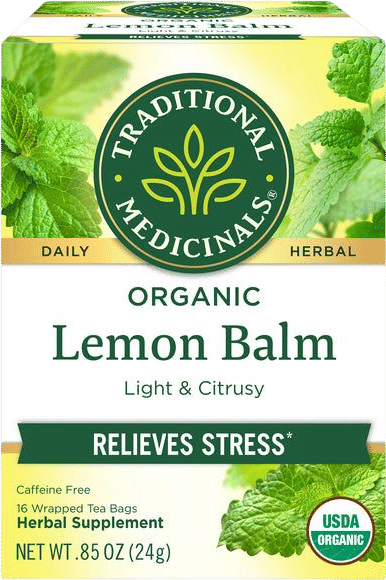 Organic Lemon Balm Tea (Traditional Medicinals)