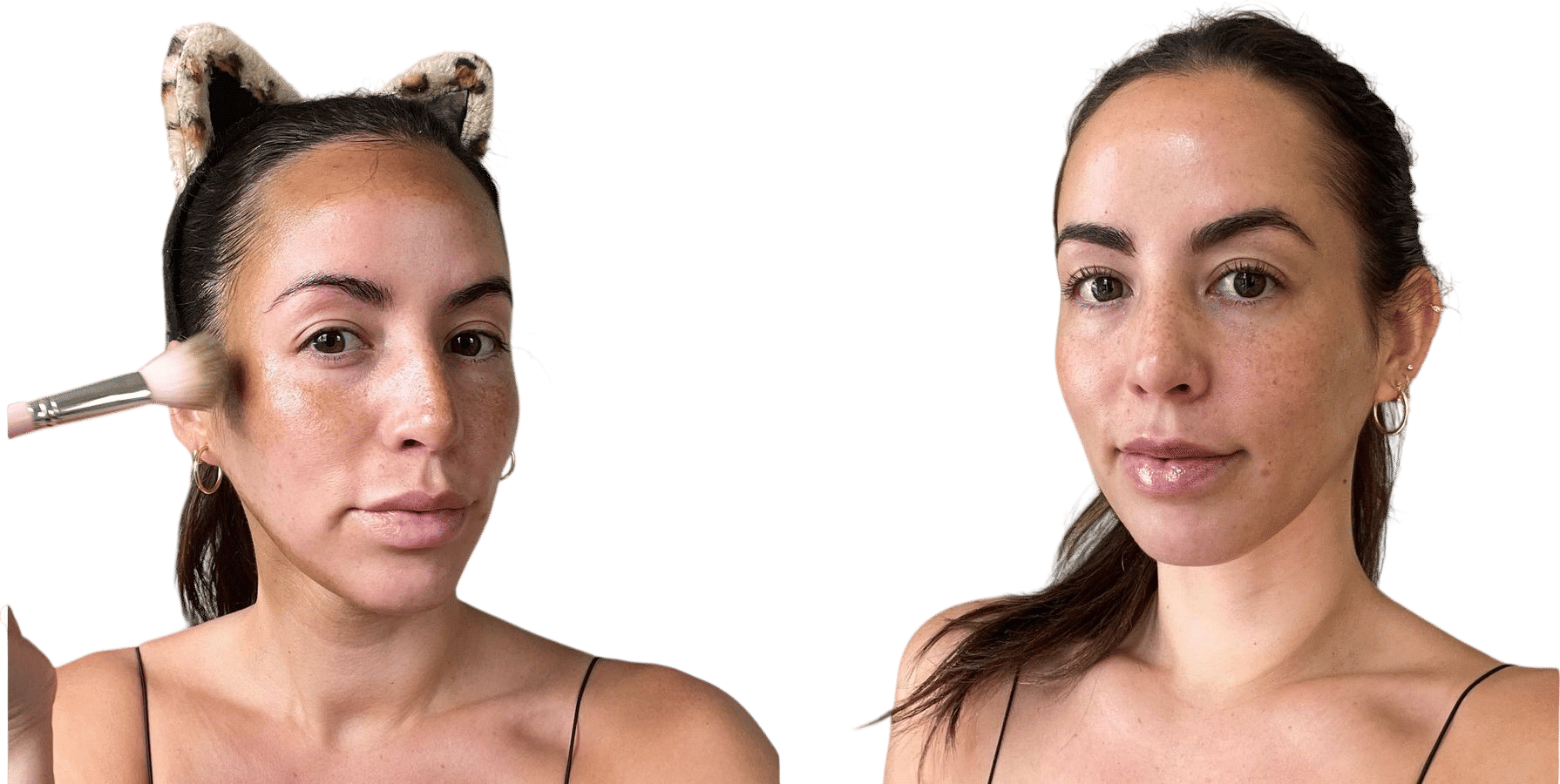 self tanner instead of makeup