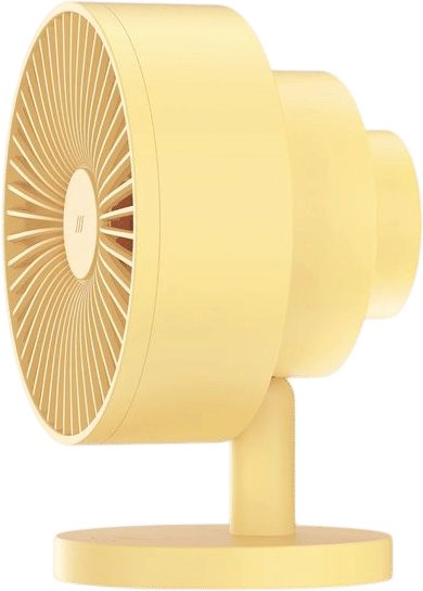 The Windmill Fan- in butter yellow