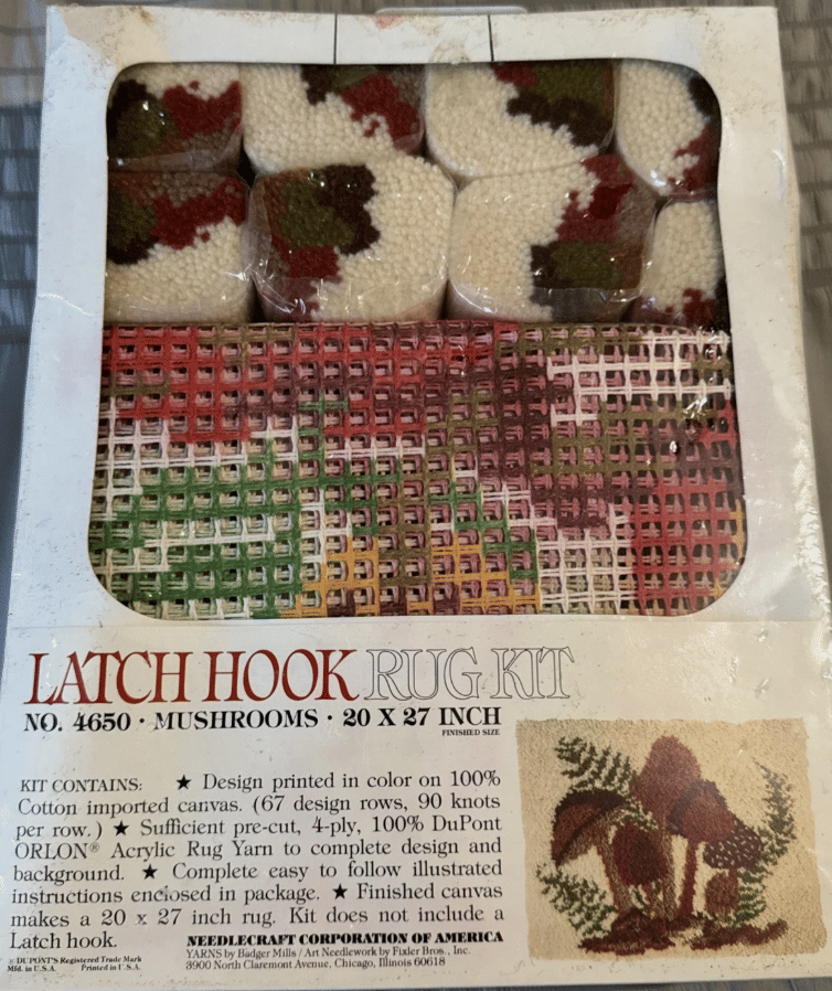 Need to quiet your mind? Art time is soothing when my mind is racing - check out the beaucoup kits (yes - start small and work up to a hearth size project) at eBay. And if you're near Petaluma, CA, check out The Petaluma Tufting Studio! 
