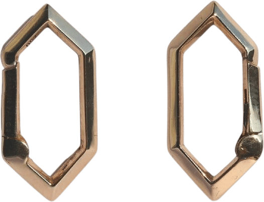 Tamsin Rasor 18K Gold Hoop Earrings