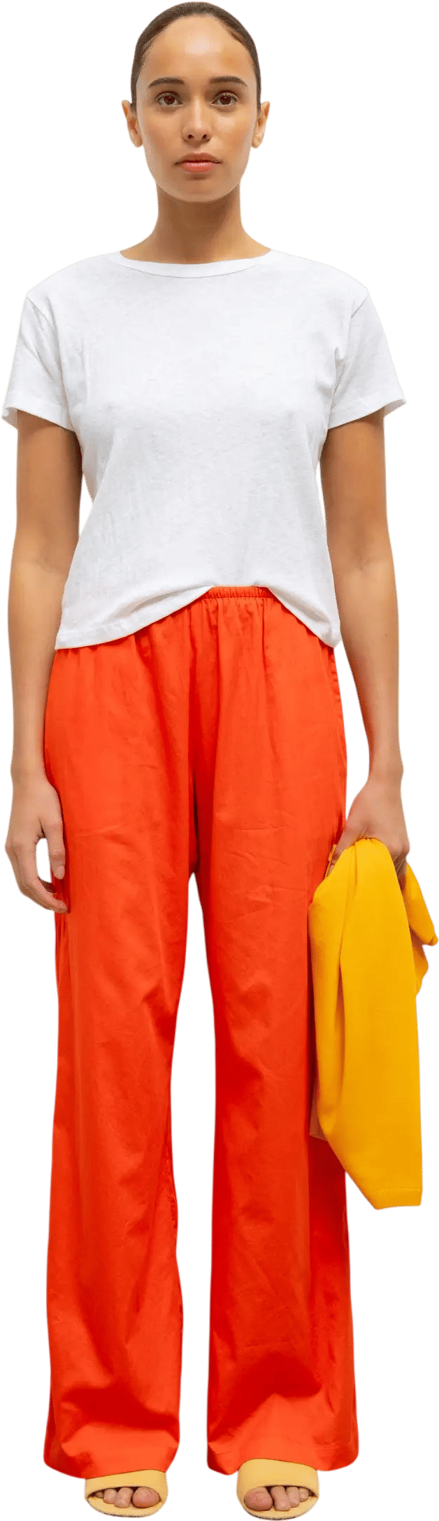 LESET Yoko Pocket Pant in Feu