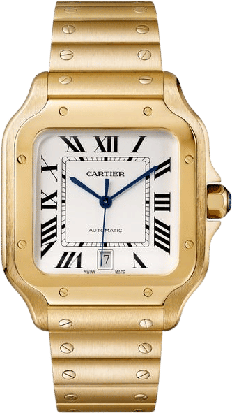 Santos de Cartier Gold Watch