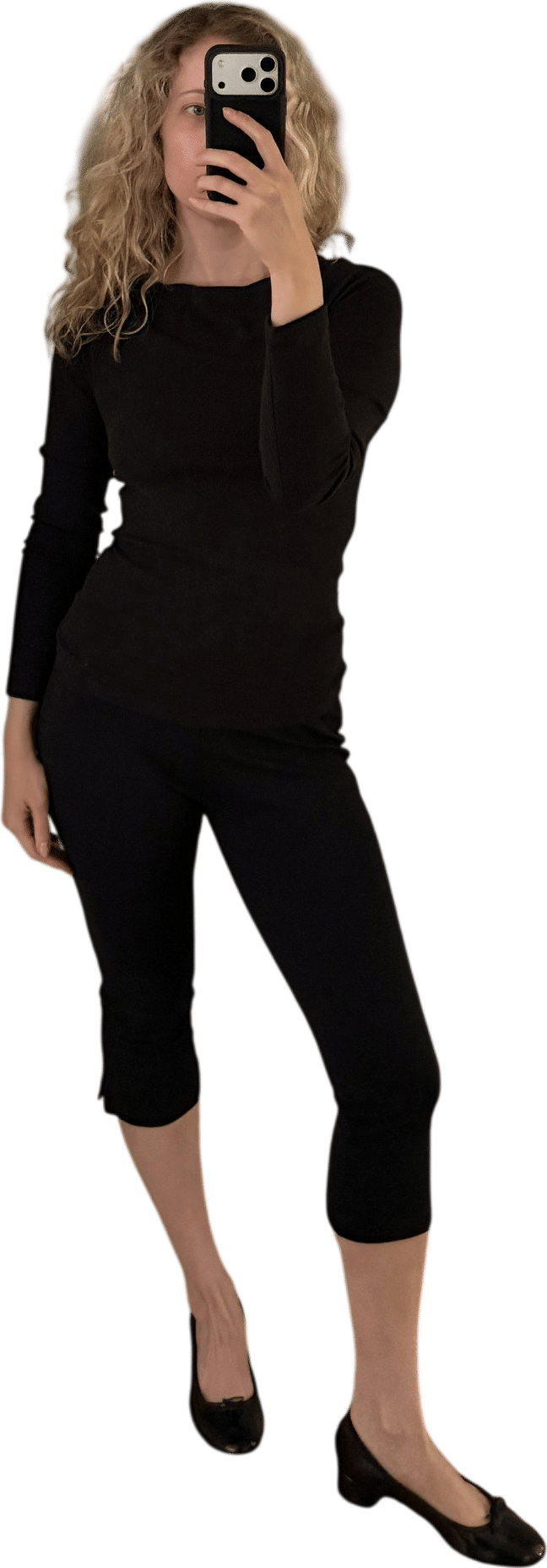 Los Angeles Apparel Ponte Low Rise Capri