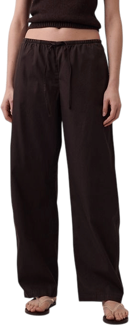 Gap Poplin Easy Barrel Pants