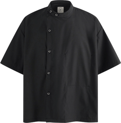 Zen-Inspired Stand-Up Collar Shirt