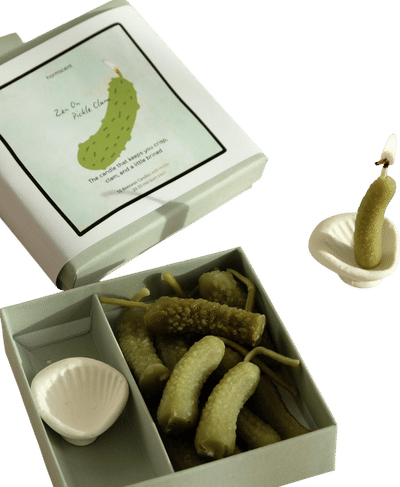 Zen Pickle Candle Set