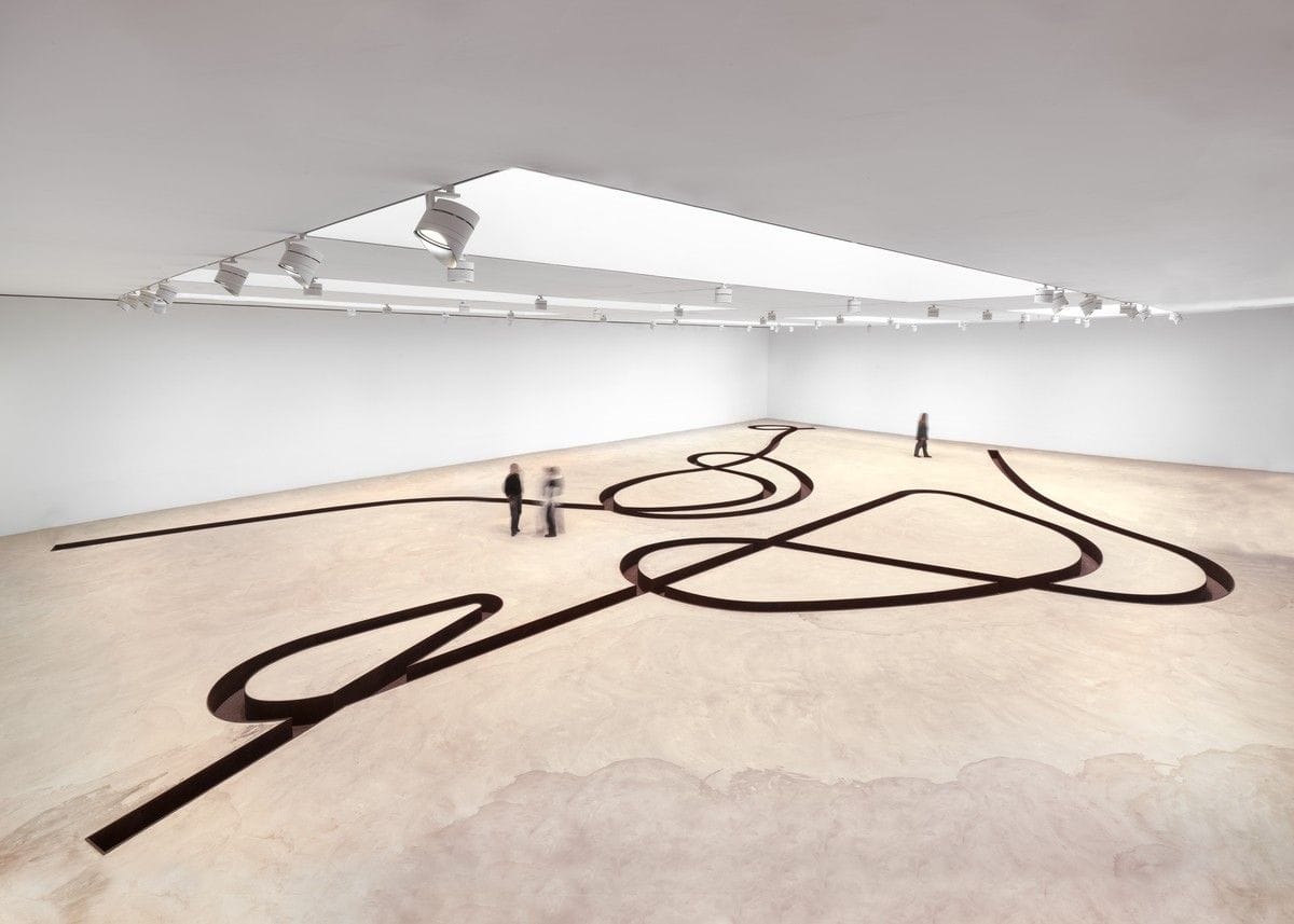 Michael Heizer at Gagosian