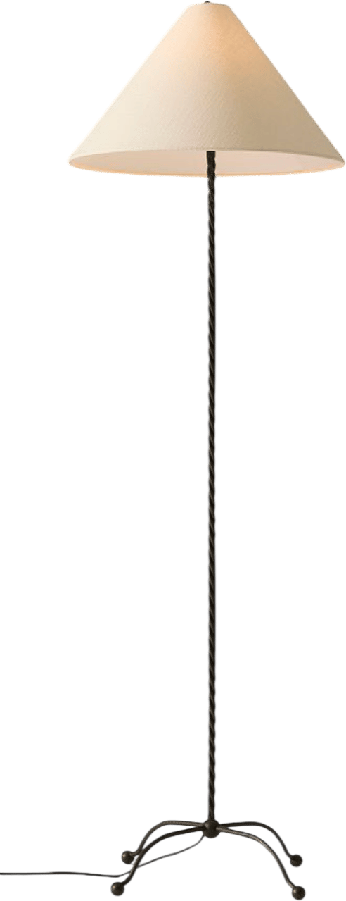 Twisted Metal Floor Lamp