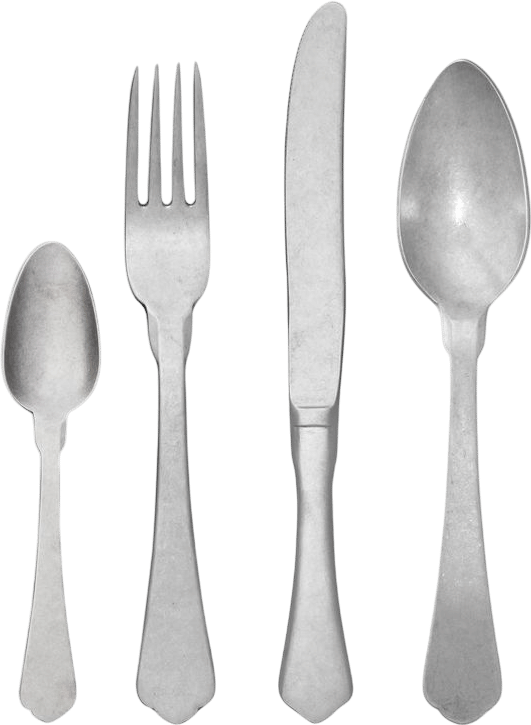 Stone-Finish Dinner Cutlery (Set of 4 Pieces)