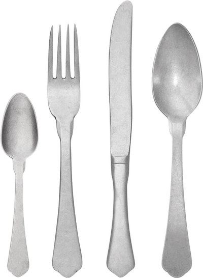 Stone-Finish Dinner Cutlery (Set of 4 Pieces)