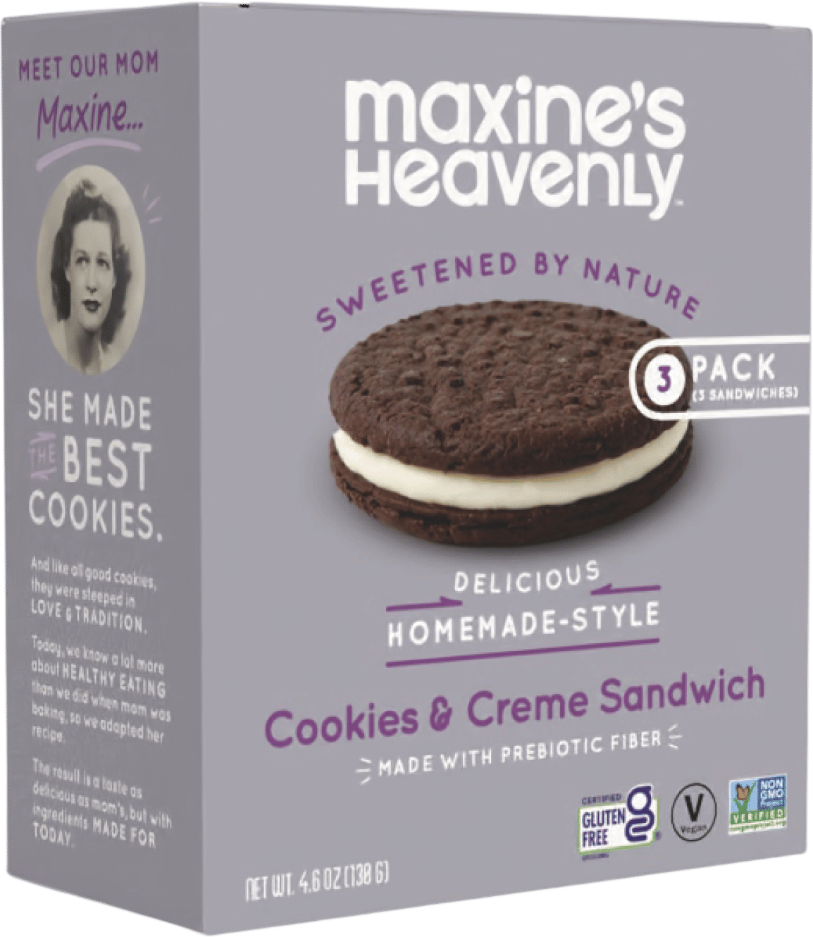 Maxine's Heavenly Cookies & Creme Sandwich