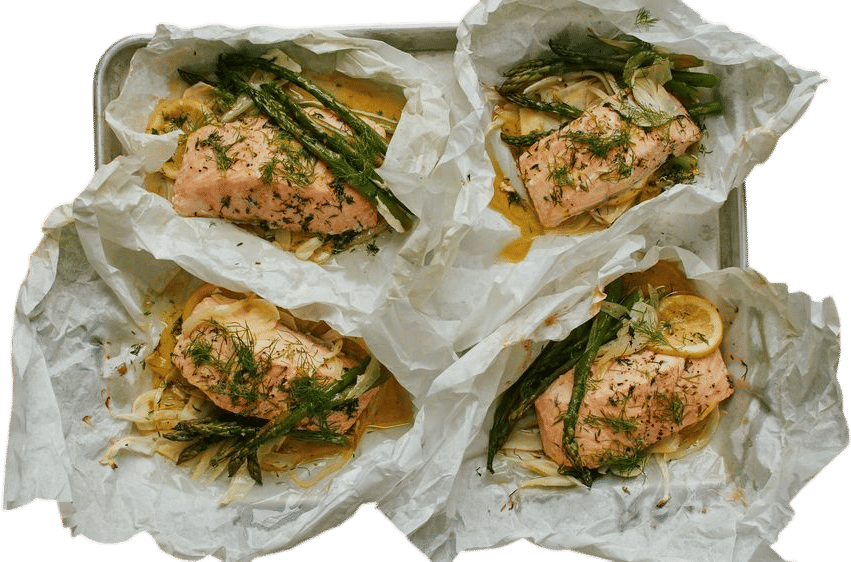 salmon en papillote!