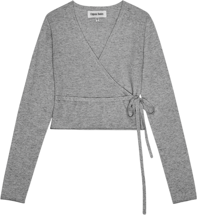 Fine Knit Wrap Cardigan