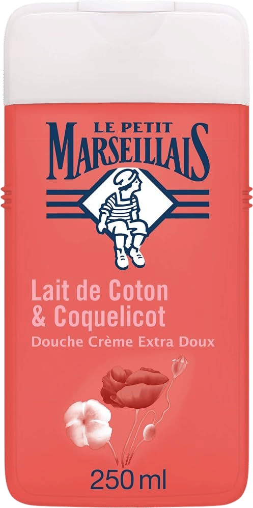 Le Petit Marseillais Lait de Coton et Coquelicot Shower Cream