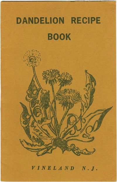 Dandelion Recipe Book