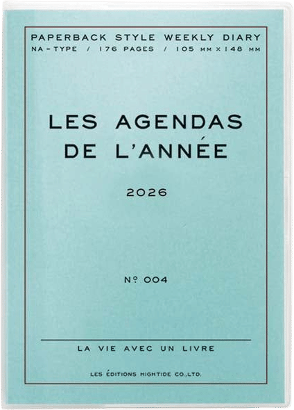 2026 A6 Block Poche Planner