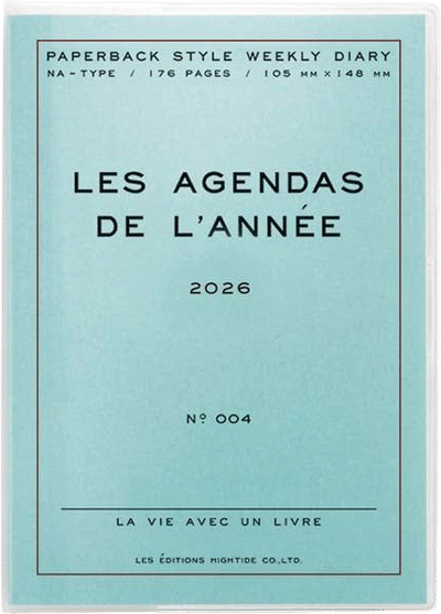 2026 A6 Block Poche Planner