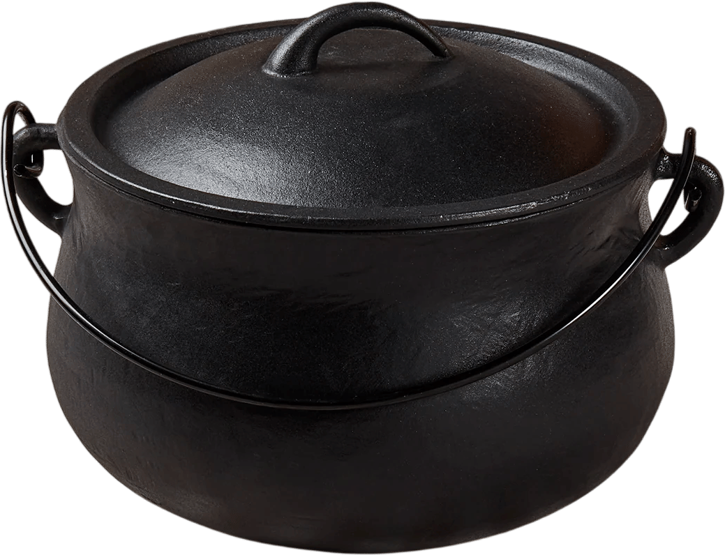 6-Quart Cast Iron Cauldron Pot