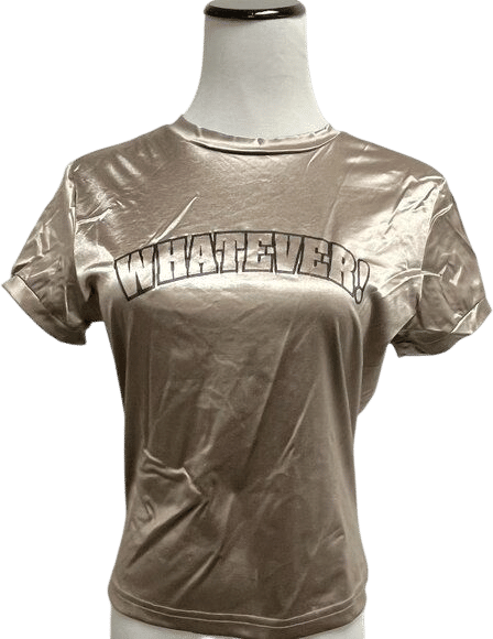 Vintage 'WHATEVER!' Stretch Short Sleeve Top