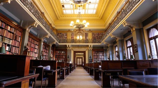 the library at Victoria and Albert