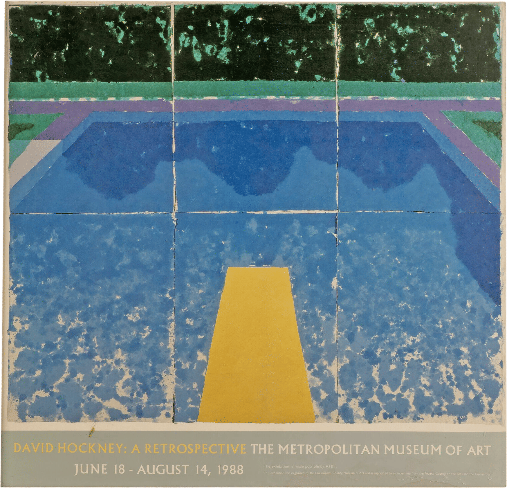 David Hockney: A retrospective, The Metropolitan Museum of Art June 18-Aug 14, 1988