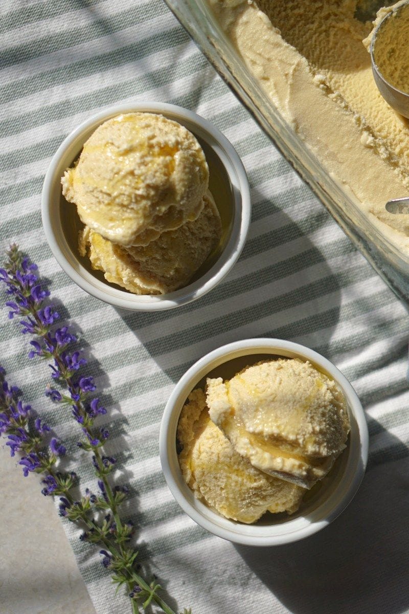 Honey, Olive Oil & Sea Salt Ice Cream