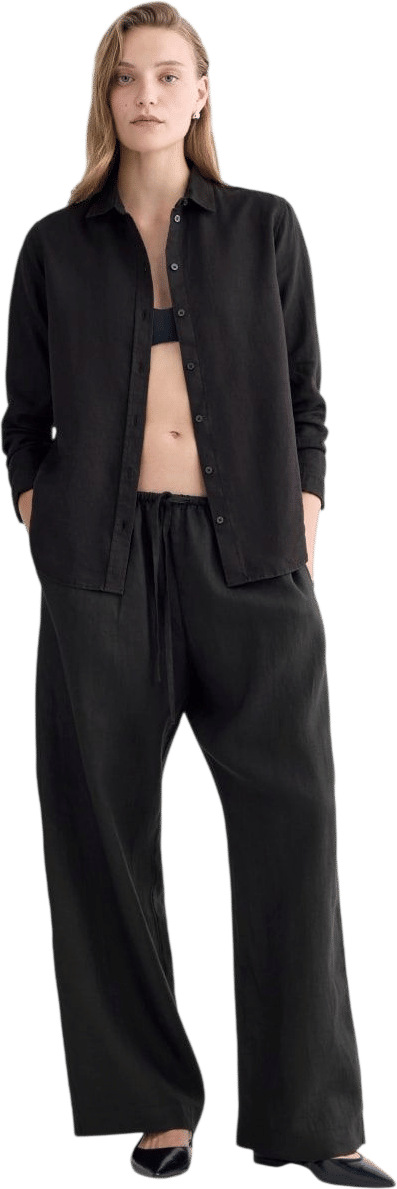 Everlane Drawstring Linen Pant